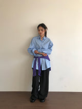 シルクターンアップスラックス (2color)