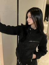 Dark Suede Bodyfit Jacket