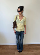 soft bootcut denim pants