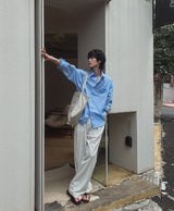 Etri Two-Tuck Banding Slacks