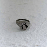 Etched Mark Signet Ring