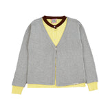 Lumen Layered Cardigan - Lemon Tart Size 1