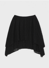 [MADE] Cottage Unbalanced Lace Skirt
