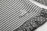 Pippa Dot Stripe Layered Tee