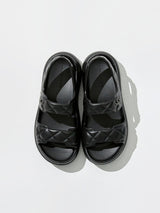 Pepper Salt Sandals - Black