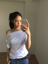 Luna Silk Off Shoulder (4color)