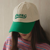Parc Color block Ball Cap_Green