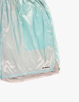 OPAQUE MESH LAYERED SHORT PANTS MINT