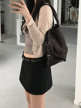 Cust Leather Shoulder Bag (3 colors)