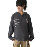 (unisex) Notz Henley Neck Hoodie