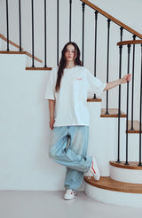 26SS★Trump Cat Embroidered Short Sleeve Tee