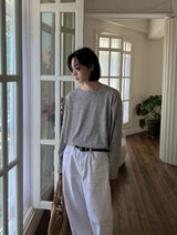 [MADE] 1+1 サマーエブリデイリネンオーバーTシャツ