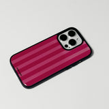 [MADE] Bold stripe case pink