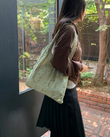 Nimmer Flower Embossing Shoulder Bag