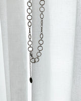 Flat Ring Motion Necklace