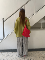 canvas washing shoulder bag 