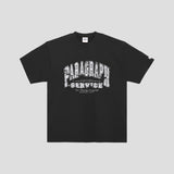 ダメージロゴTシャツ