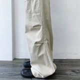 Articulated Knee Wide-Leg Trousers