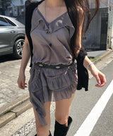 poa tales frill long bustier ops