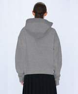 KNIT LAYERED HOODIE
