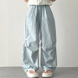 Tive Parasuit Shirring Rustle String Wide Pants