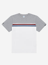 REC RUITマッチライナーTシャツ (グレー/ホワイト)