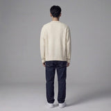Ivory Argyle Cardigan