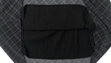 コンセ シフォン チェック ミディ スカート