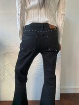 Dustline Stud Western Bootcut Long Pants