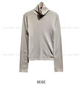 [U-BASIC] チョアデイリーコットンタートルネック長袖Tシャツ
