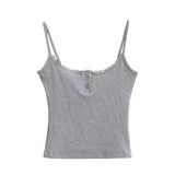 Mellow Button Point Sleeveless