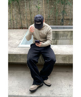 Two-line wide pants