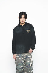 25SS ダメージウォッシュドワイドカーゴパンツ カモ