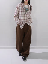 (UNISEX) Bristol ワイドコットンパンツ