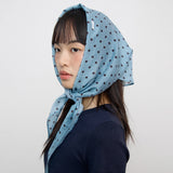 Dot pattern scarf_mint