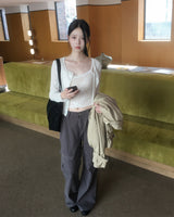 Cotton pocket cargo pants