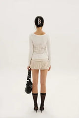 Silhouette tee - ivory