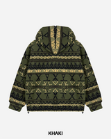 Jacquard Fleece Hooded Jumper