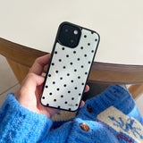 dot epoxy bumper case(white)