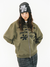 Teddy Symbol Beanie - Charcoal