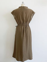 26SS★ Forven Hanek Wrinkle Banding Wrap Long One Piece