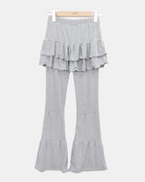 Byuel Tiered Bootcut Skort Pants