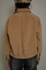 Hideon Real Suede Jacket [Camel]
