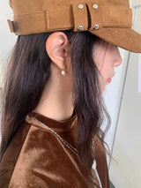ミニ パール ドロップ ピアス