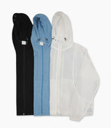 Rainy Square Hooded Zip-Up