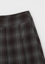 [MADE] Tnew Check Pleated Midi Skirt