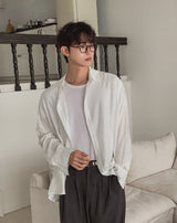 Mirow See-through Basic Long Sleeve Shirt