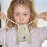 star bunny pouch green