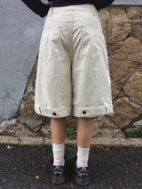 ボーリング アジャスト カット リベット バミューダパンツ
