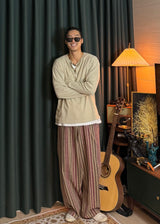 ピグメントヘンリーネックロングスリーブ3カラー
